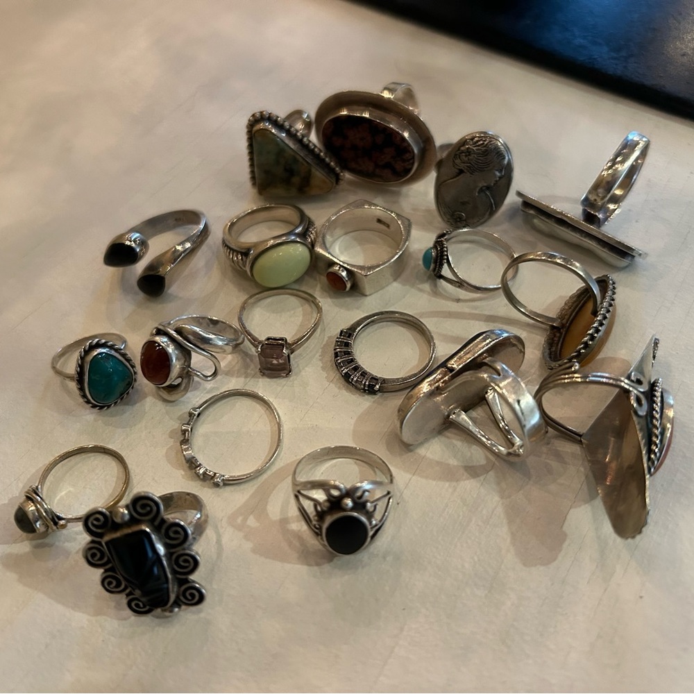 Silver Ring Lot